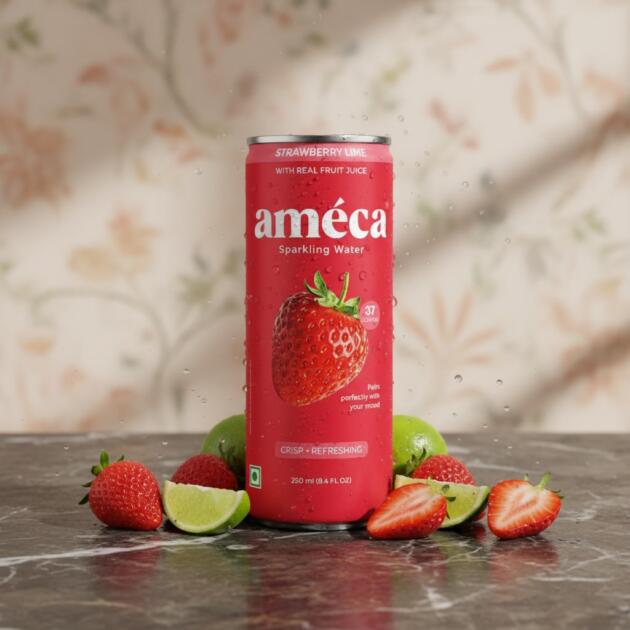Ameca Sparkling – Strawberry Lime (Pack of 6)